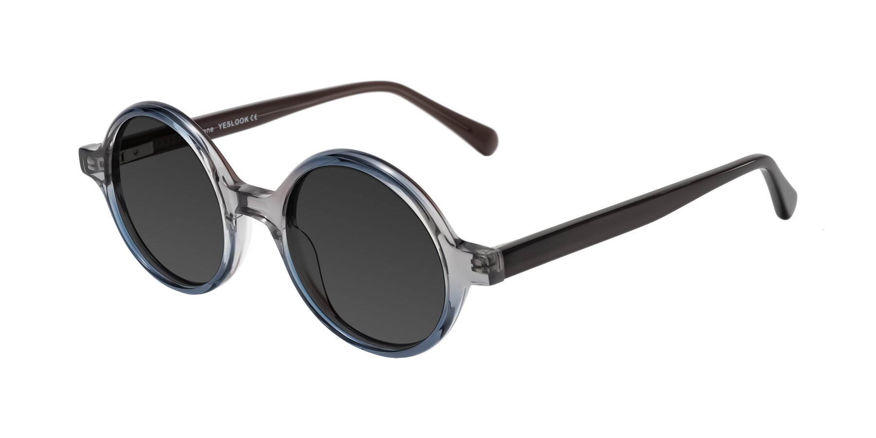 Angle of Serene in Faded Gray with Gray Tinted Lenses
