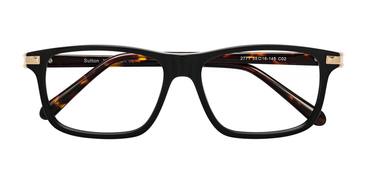 Sutton - Black/Tortoise Eyeglasses