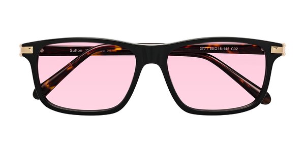 Front of Sutton in Black/Tortoise
