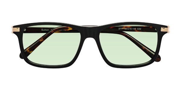 Front of Sutton in Black/Tortoise
