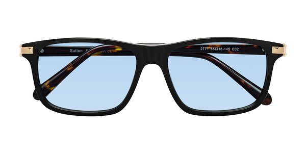 Front of Sutton in Black/Tortoise