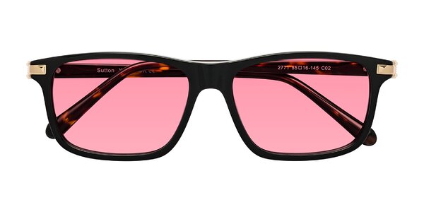Front of Sutton in Black/Tortoise