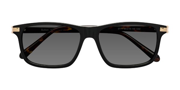 Front of Sutton in Black/Tortoise