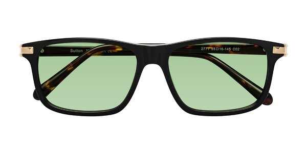 Front of Sutton in Black/Tortoise