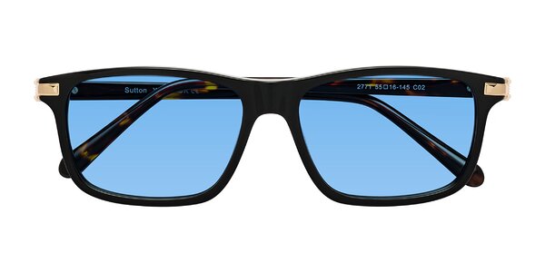 Front of Sutton in Black/Tortoise