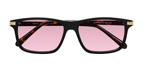 Front of Sutton in Black/Tortoise