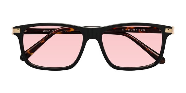 Front of Sutton in Black/Tortoise