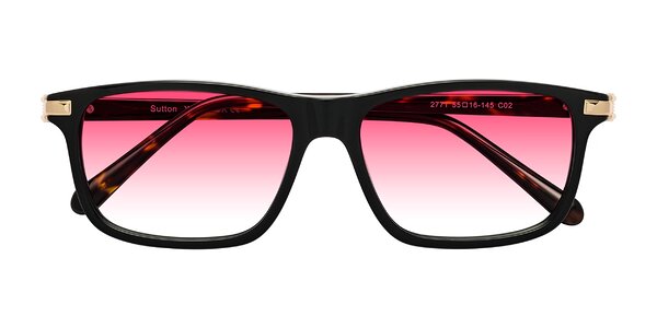Front of Sutton in Black/Tortoise