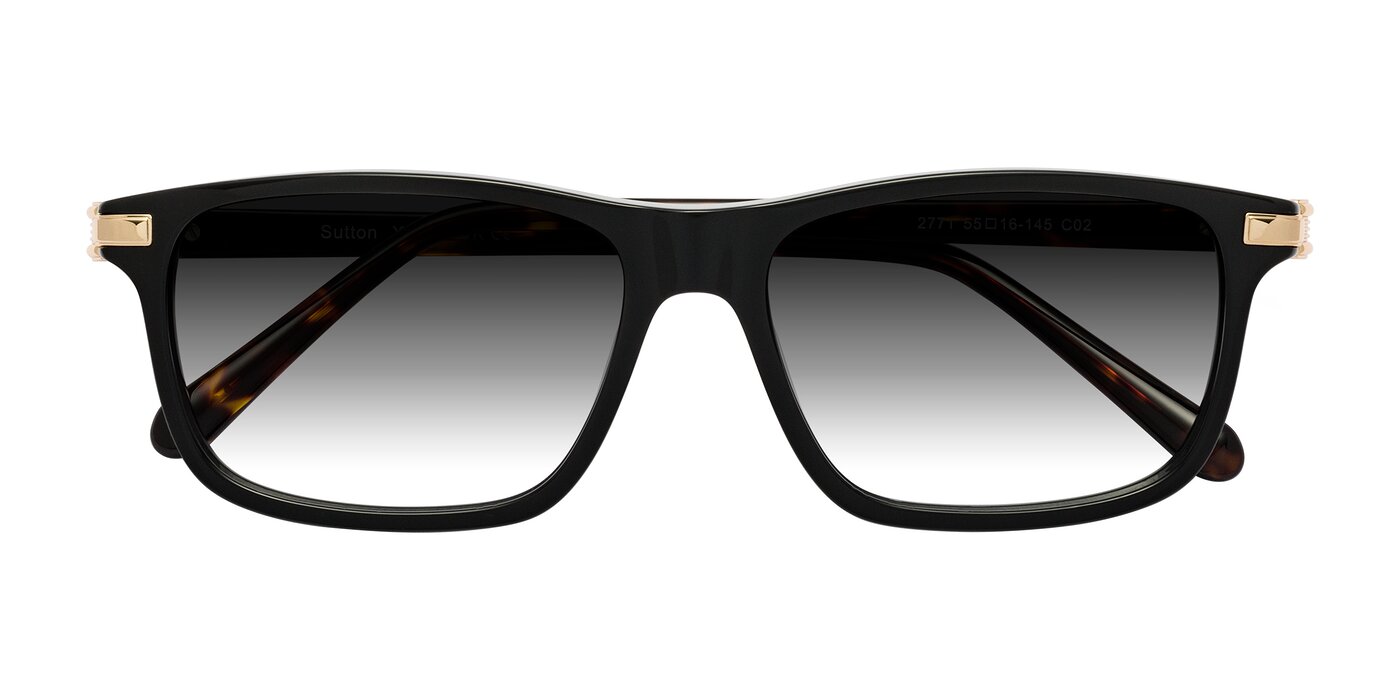 Sutton - Black/Tortoise Gradient Sunglasses