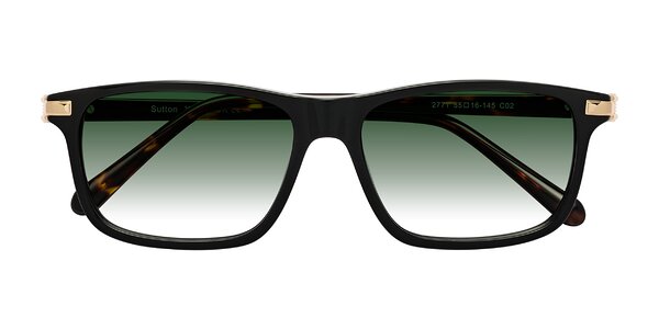 Front of Sutton in Black/Tortoise