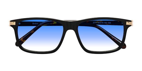 Front of Sutton in Black/Tortoise