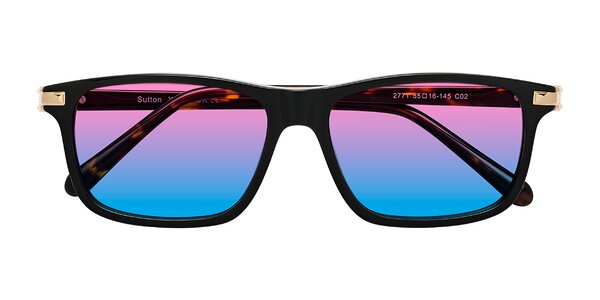 Front of Sutton in Black/Tortoise
