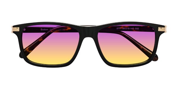 Front of Sutton in Black/Tortoise