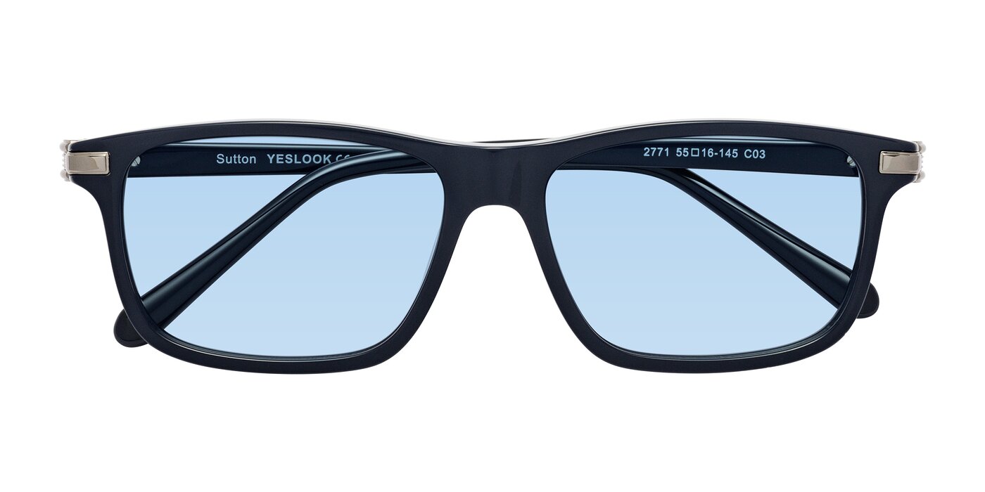 Sutton - Dark Navy Tinted Sunglasses
