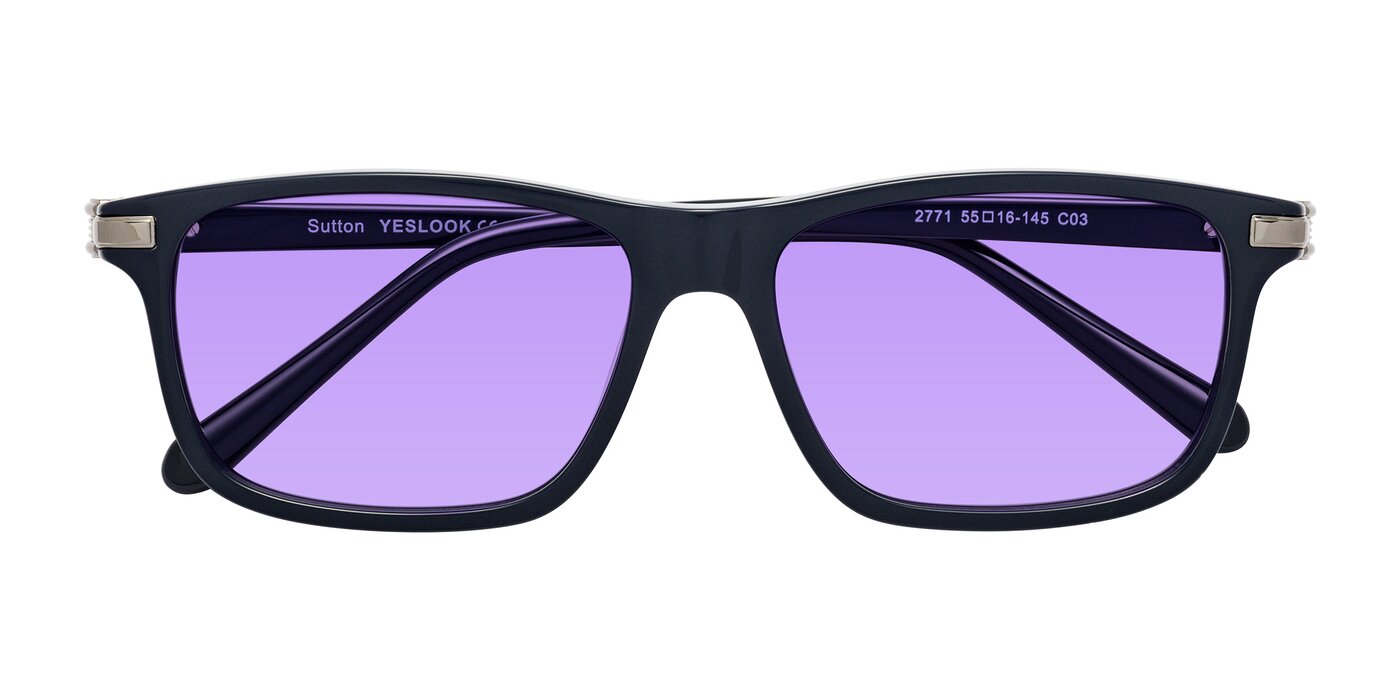 Sutton - Dark Navy Tinted Sunglasses