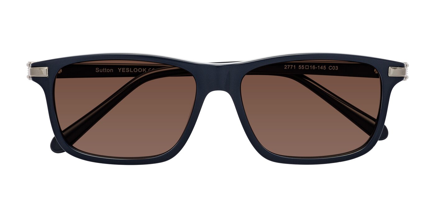 Sutton - Dark Navy Tinted Sunglasses