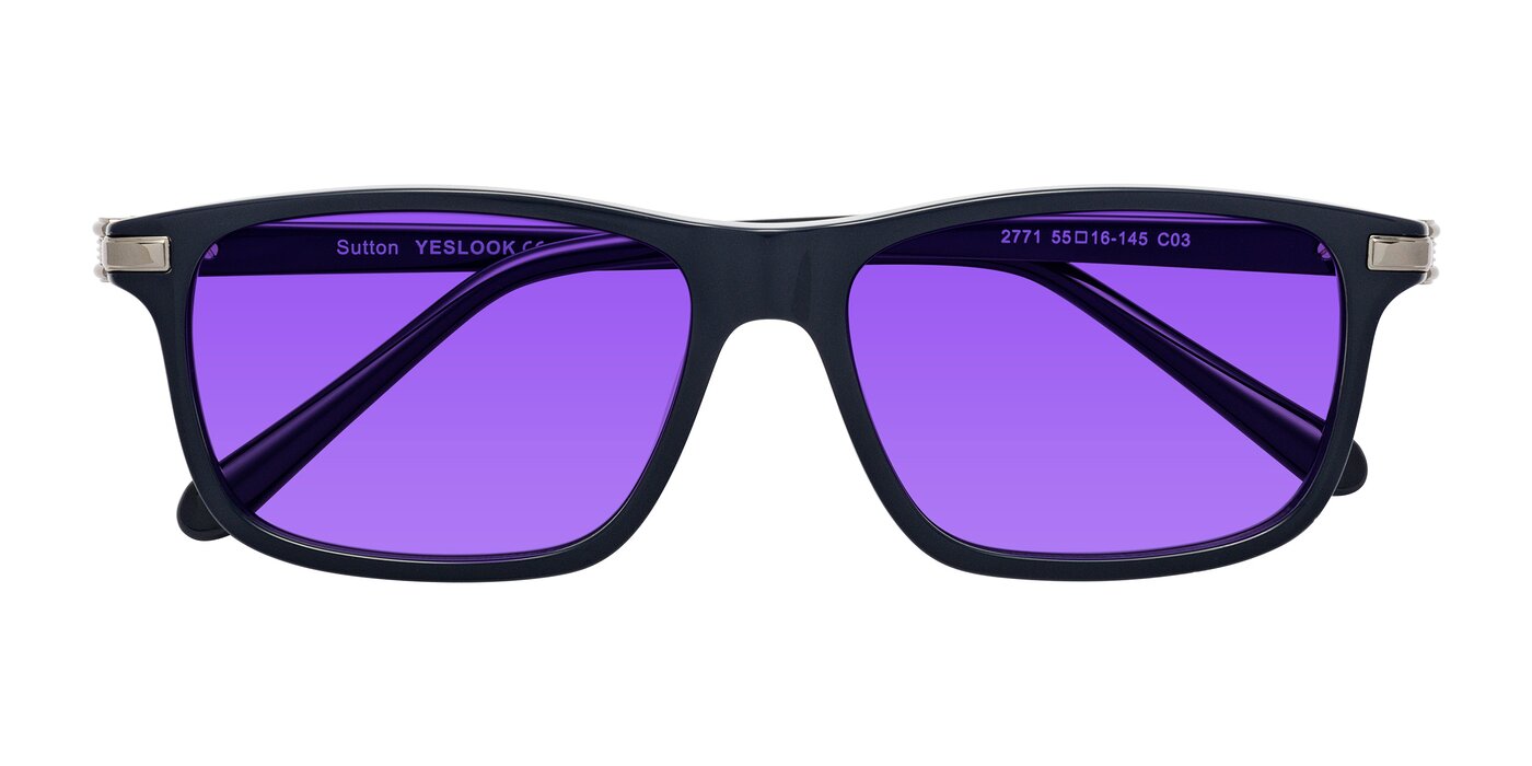 Sutton - Dark Navy Tinted Sunglasses