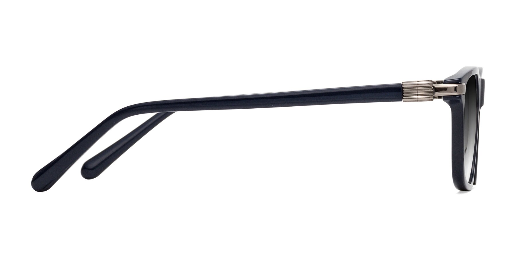 Side of Sutton in Dark Navy with Gray Gradient Lenses