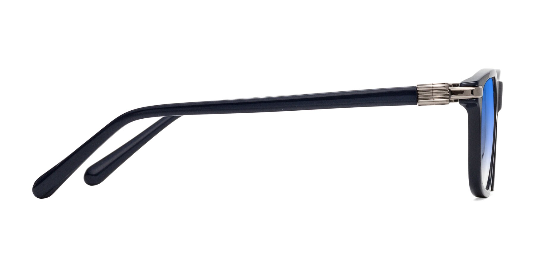 Side of Sutton in Dark Navy with Blue Gradient Lenses