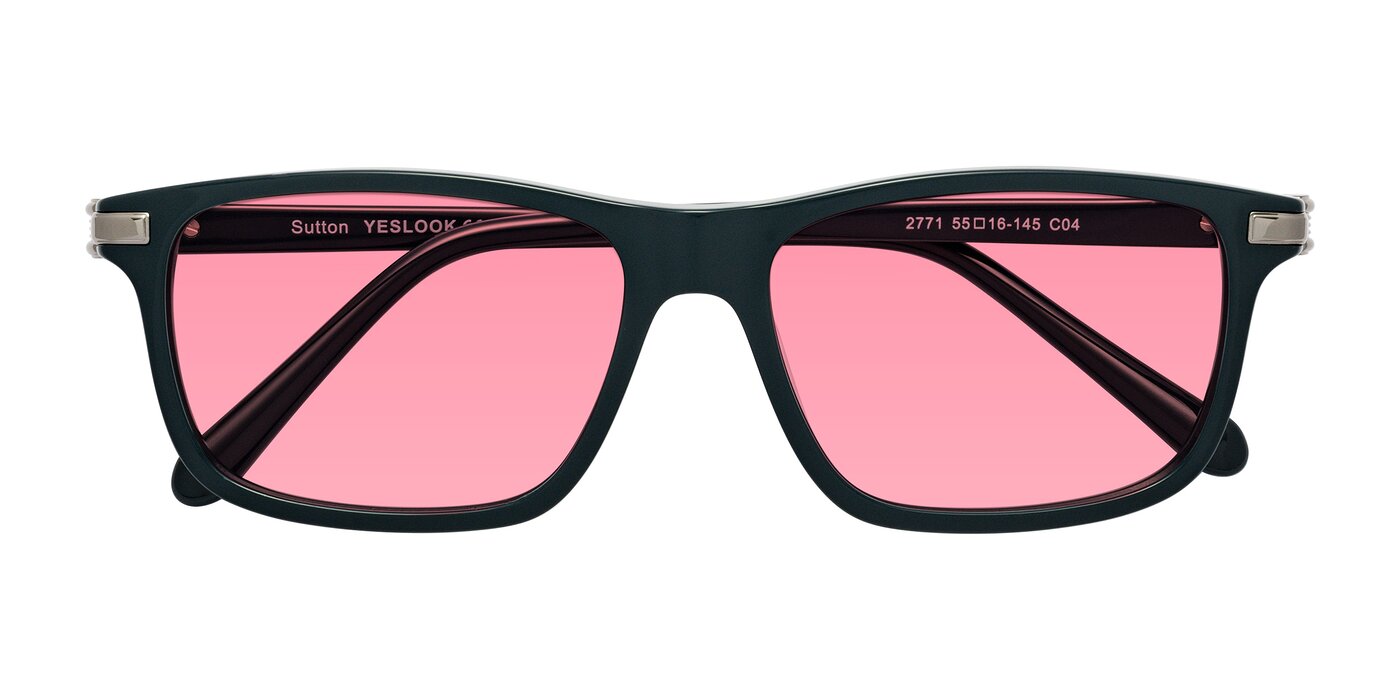 Sutton - Phthalo Green Tinted Sunglasses