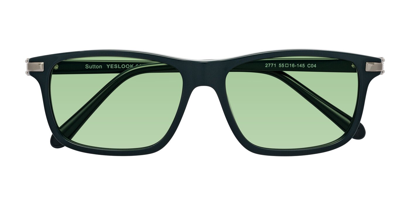 Sutton - Phthalo Green Tinted Sunglasses