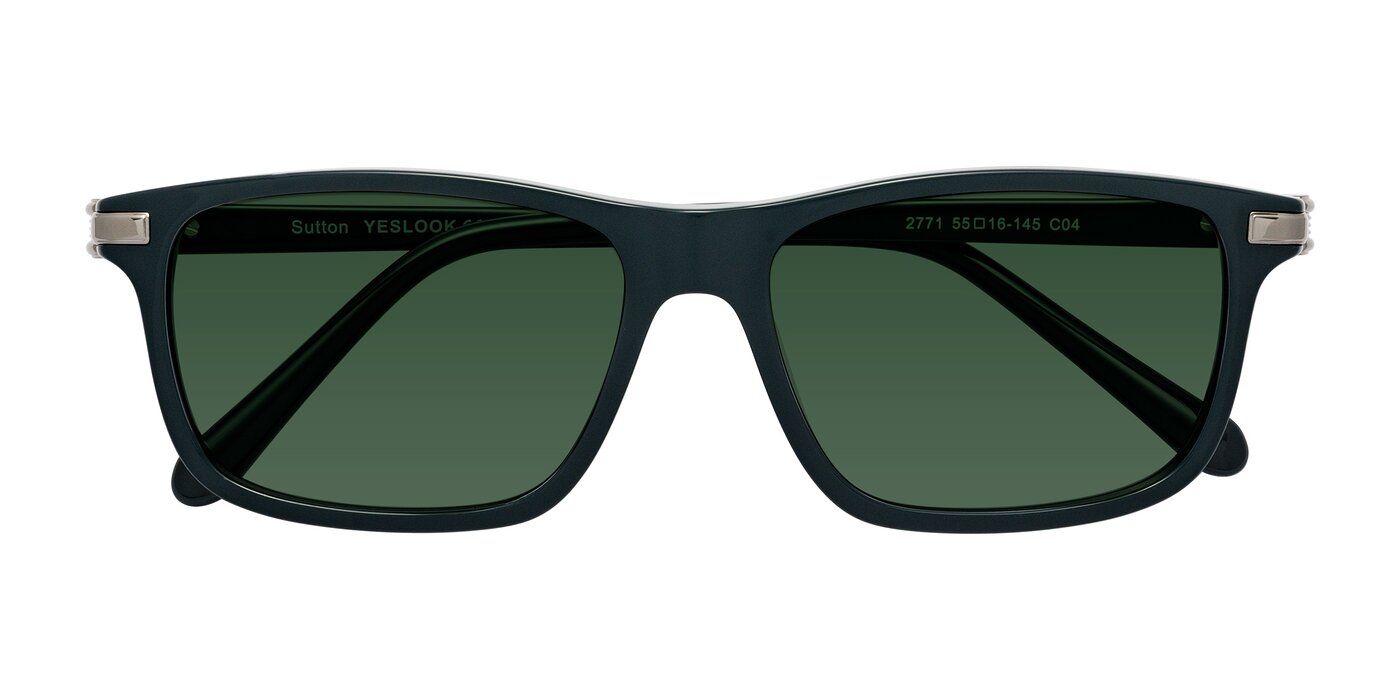 Sutton - Phthalo Green Tinted Sunglasses