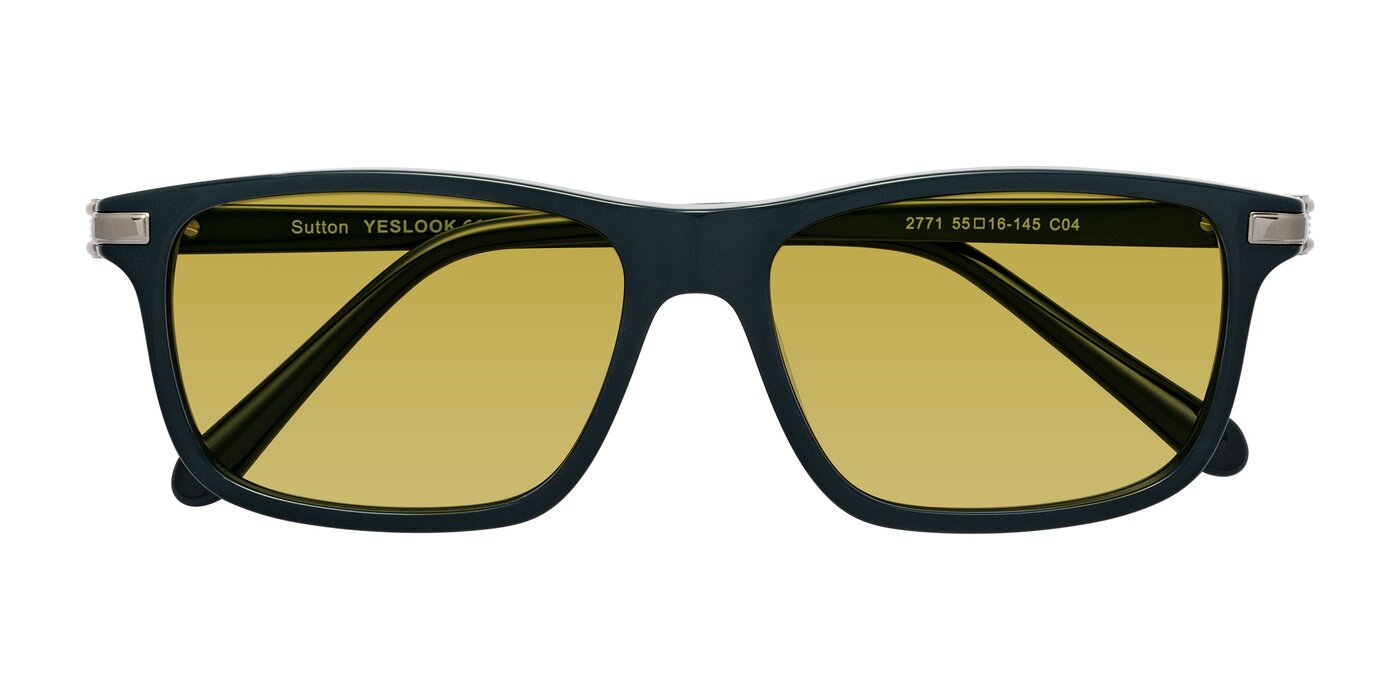 Sutton - Phthalo Green Tinted Sunglasses