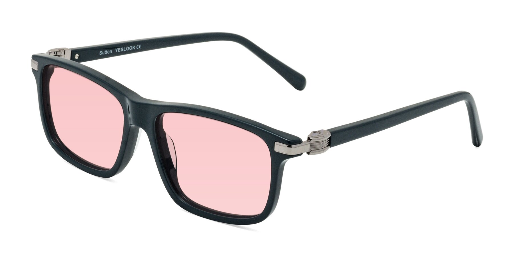 Angle of Sutton in Phthalo Green with Light Garnet Tinted Lenses