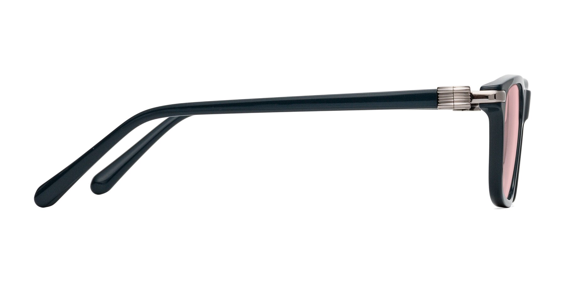 Side of Sutton in Phthalo Green with Light Garnet Tinted Lenses