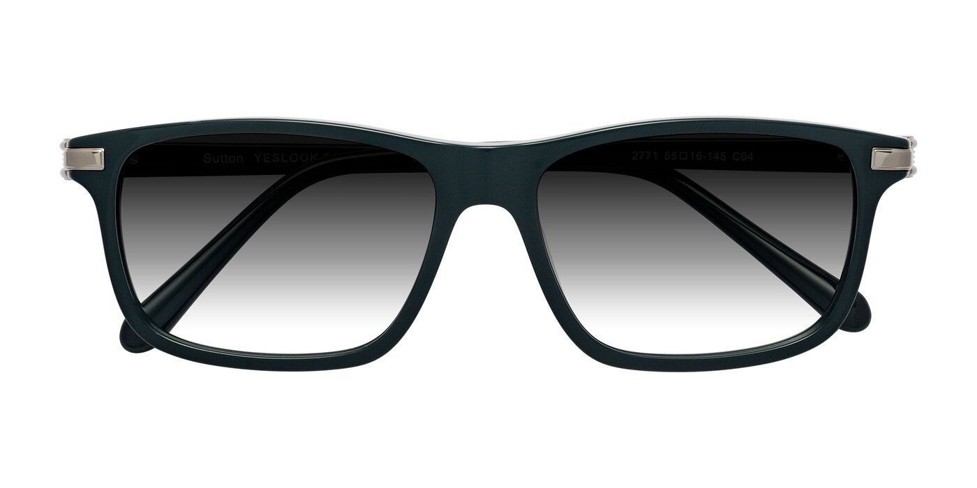 Sutton - Phthalo Green Gradient Sunglasses