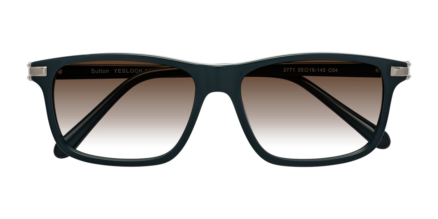 Sutton - Phthalo Green Gradient Sunglasses