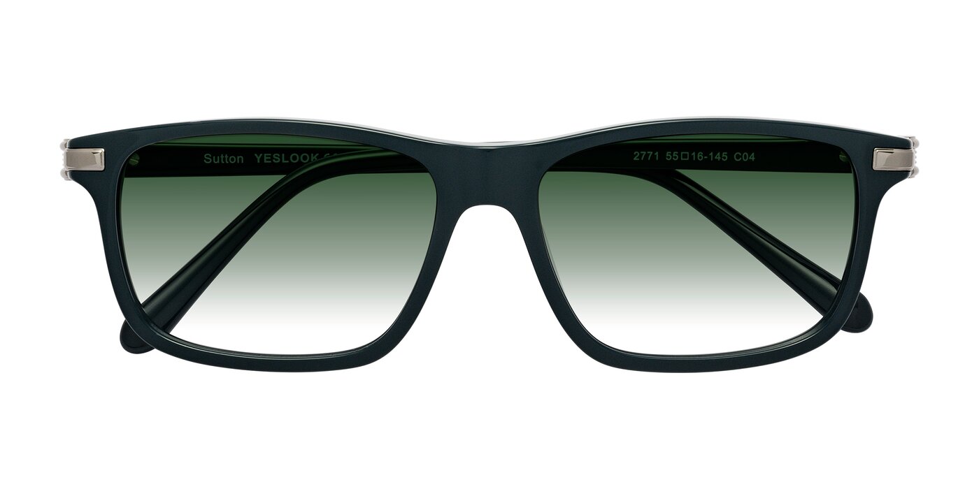 Sutton - Phthalo Green Gradient Sunglasses