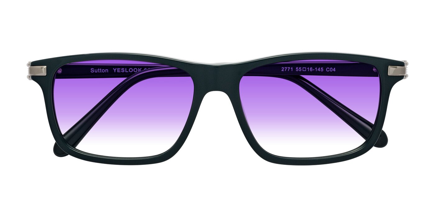 Sutton - Phthalo Green Gradient Sunglasses