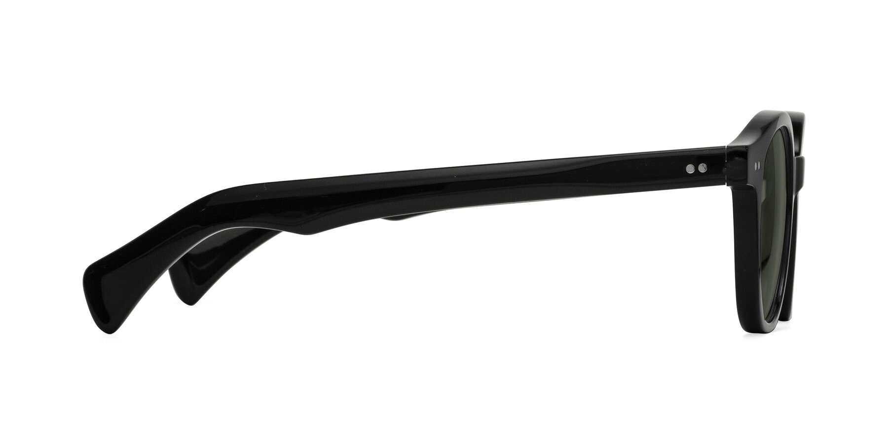Side of Kaju in Black with Gray Polarized Lenses
