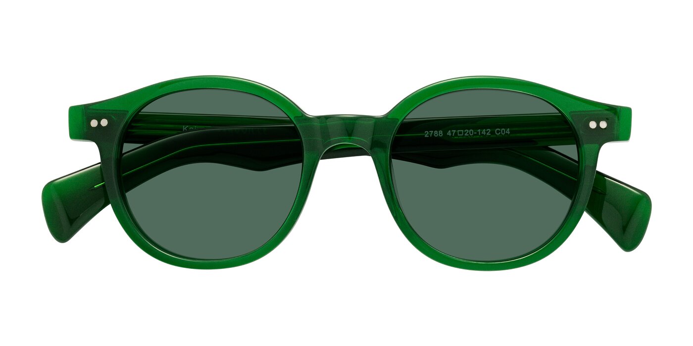 Kaju - Green Polarized Sunglasses