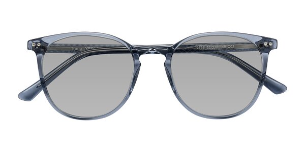 Front of Trang in Transparent Blue