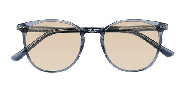 Front of Trang in Transparent Blue