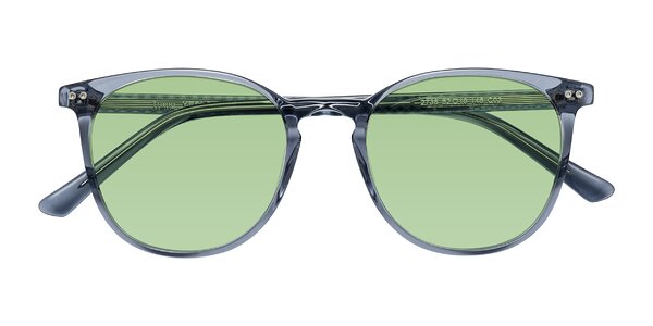 Front of Trang in Transparent Blue
