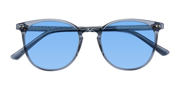 Front of Trang in Transparent Blue