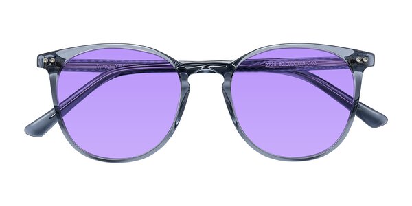 Front of Trang in Transparent Blue