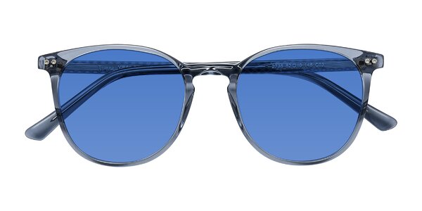 Front of Trang in Transparent Blue