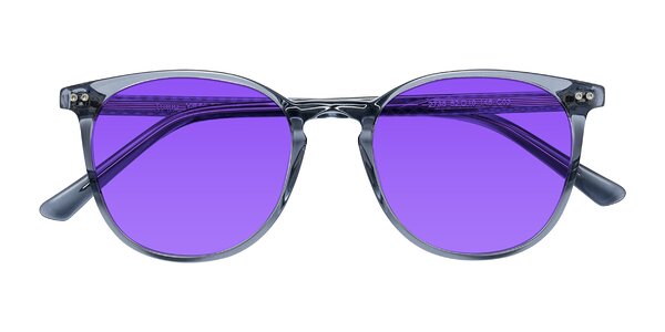 Front of Trang in Transparent Blue