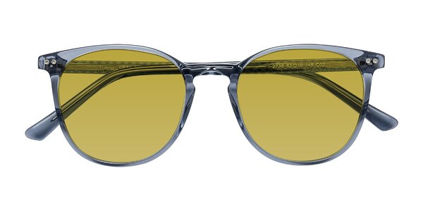 Front of Trang in Transparent Blue