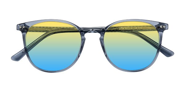 Front of Trang in Transparent Blue
