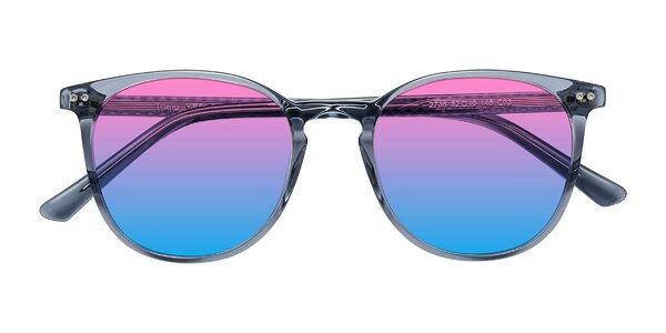Front of Trang in Transparent Blue