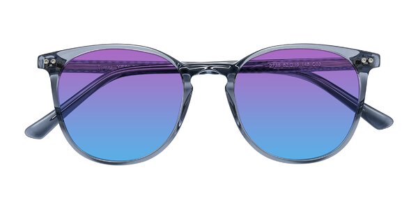 Front of Trang in Transparent Blue
