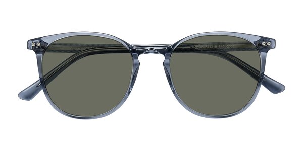 Front of Trang in Transparent Blue