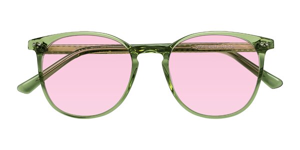 Front of Trang in Transparent Green