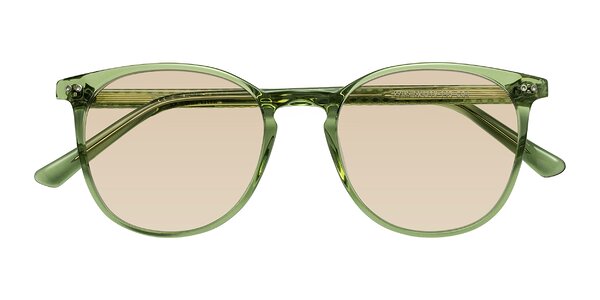 Front of Trang in Transparent Green