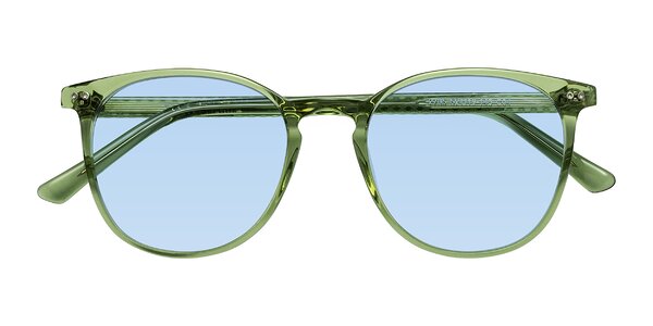 Front of Trang in Transparent Green